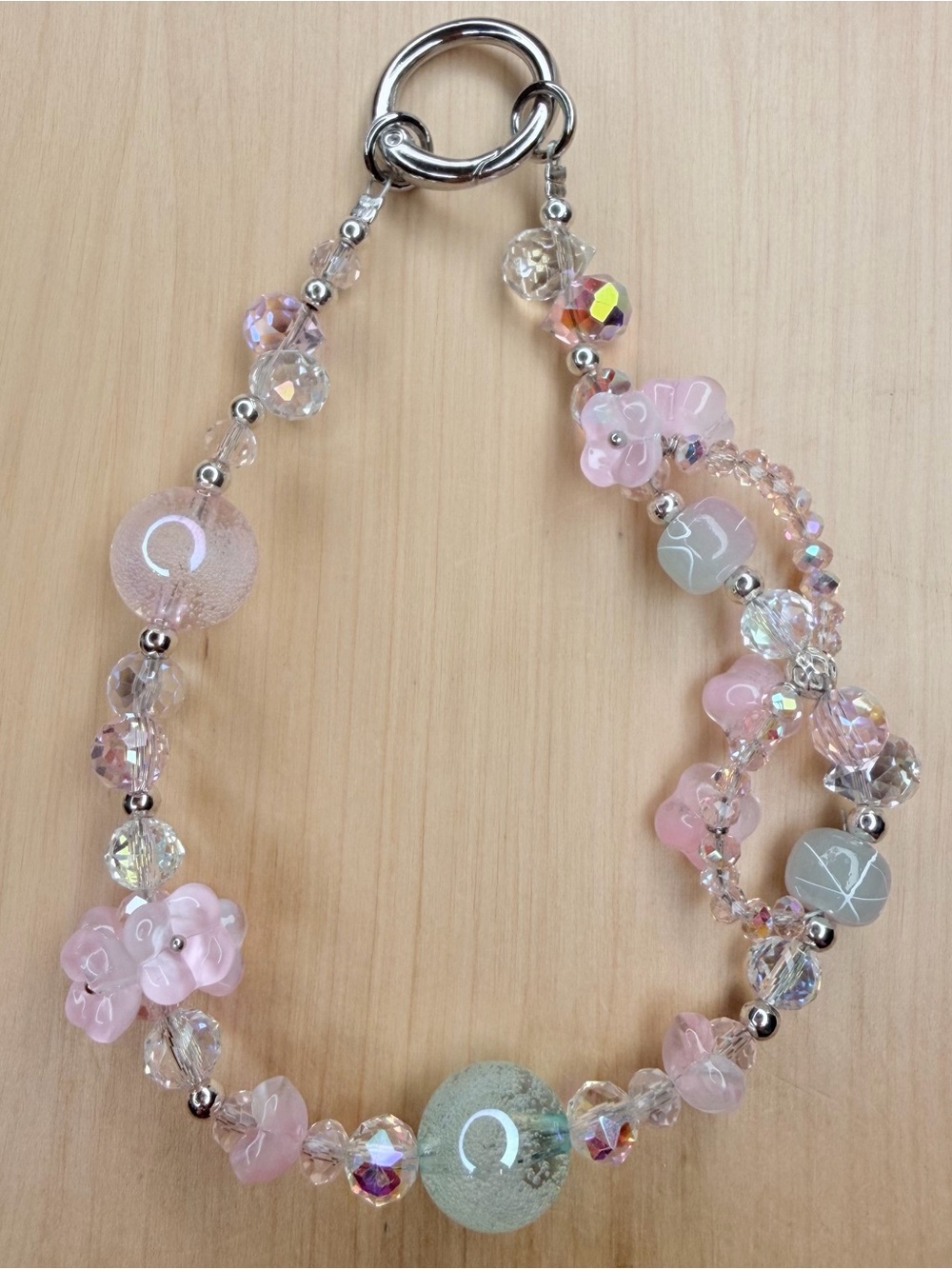 Floral Royale- Handmade Phone Chain or Bag Charm- Bridgeton vibes
